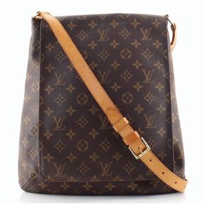 LOUIS VUITTON Monogram Musette GM Messenger Crossbody Vintage Great Condition